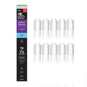 Feit Electric 32-Watt Equivalent 4 ft. White Linear Tube T8/T12 ...,